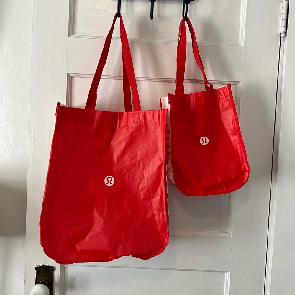 Two Lululemon Reuseable Bags